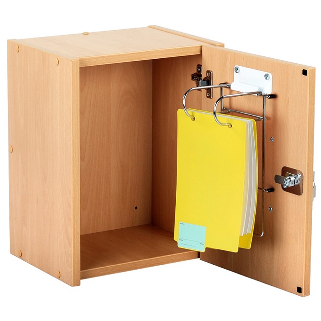 Wooden Residents Blister Pack Medication Cabinet - 1 Frame