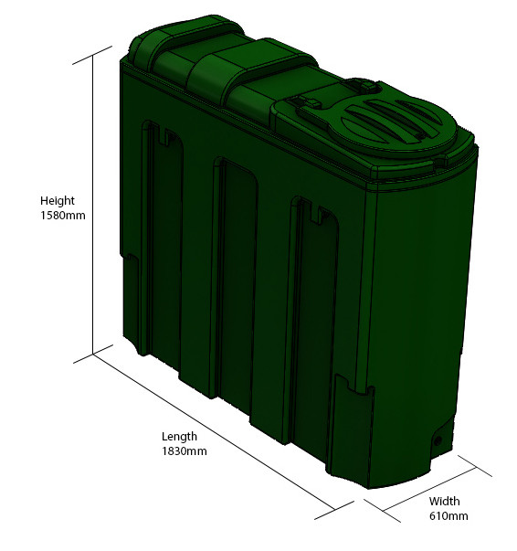 1000 Litre Bunded Oil Tank