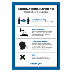 Office & Premises Infection Control A2 Poster - Multipack