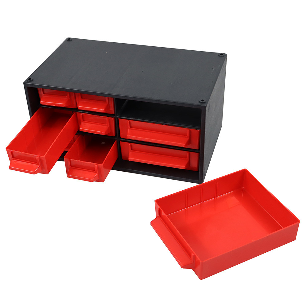 Set Of 6 Plastic Stackable Storage Drawers