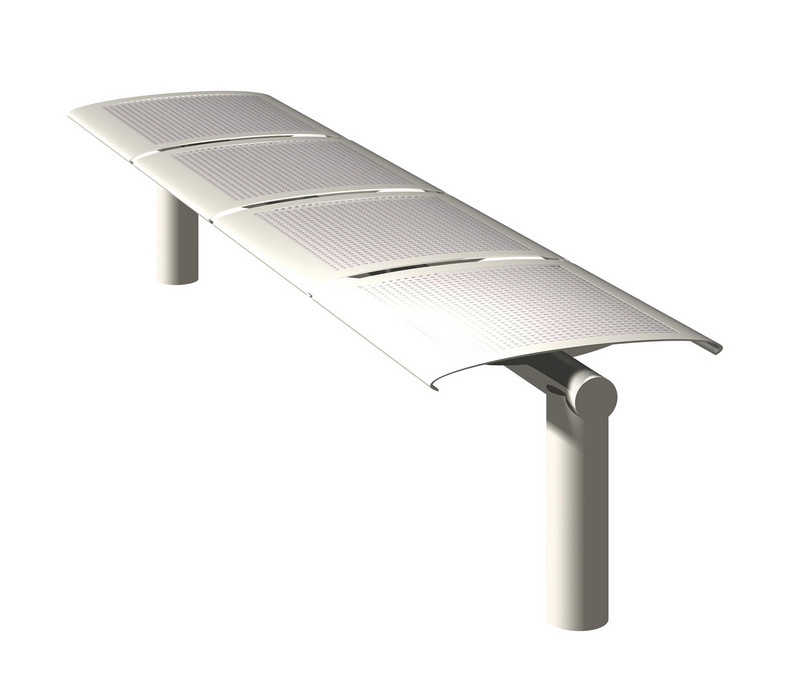 The Metro Stainless Steel Bench