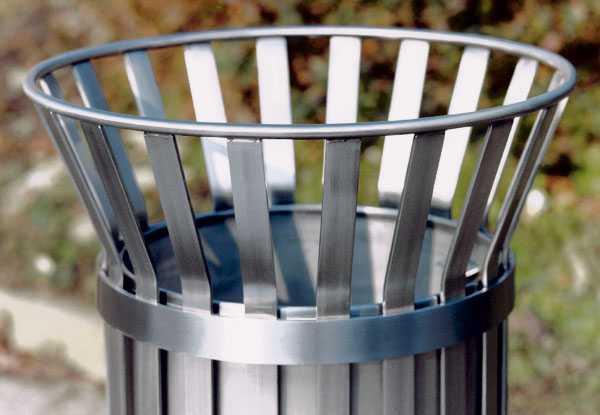 The Promenade Stainless Steel Bin