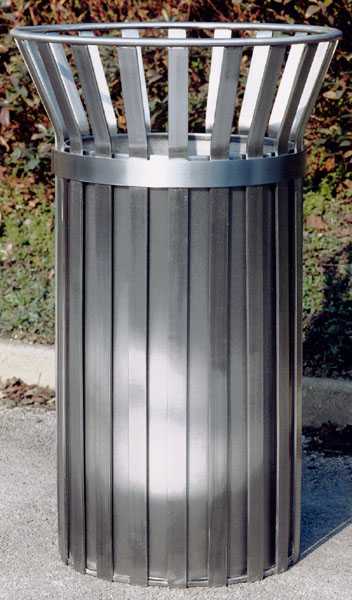 The Promenade Stainless Steel Bin