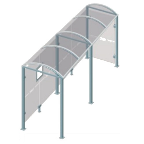 Oleron Square Post Bus Shelter