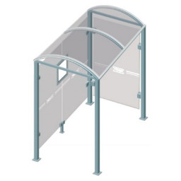 Oleron Square Post Bus Shelter