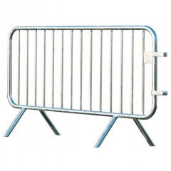 ECOBAR Galvanised Steel Crowd Safety Barrier - Pack of 25