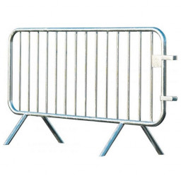 ECOBAR Galvanised Steel Crowd Safety Barrier - Pack of 25