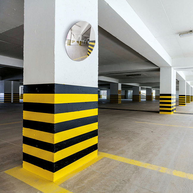 300mm Diameter Polymir Convex Driveway Mirror