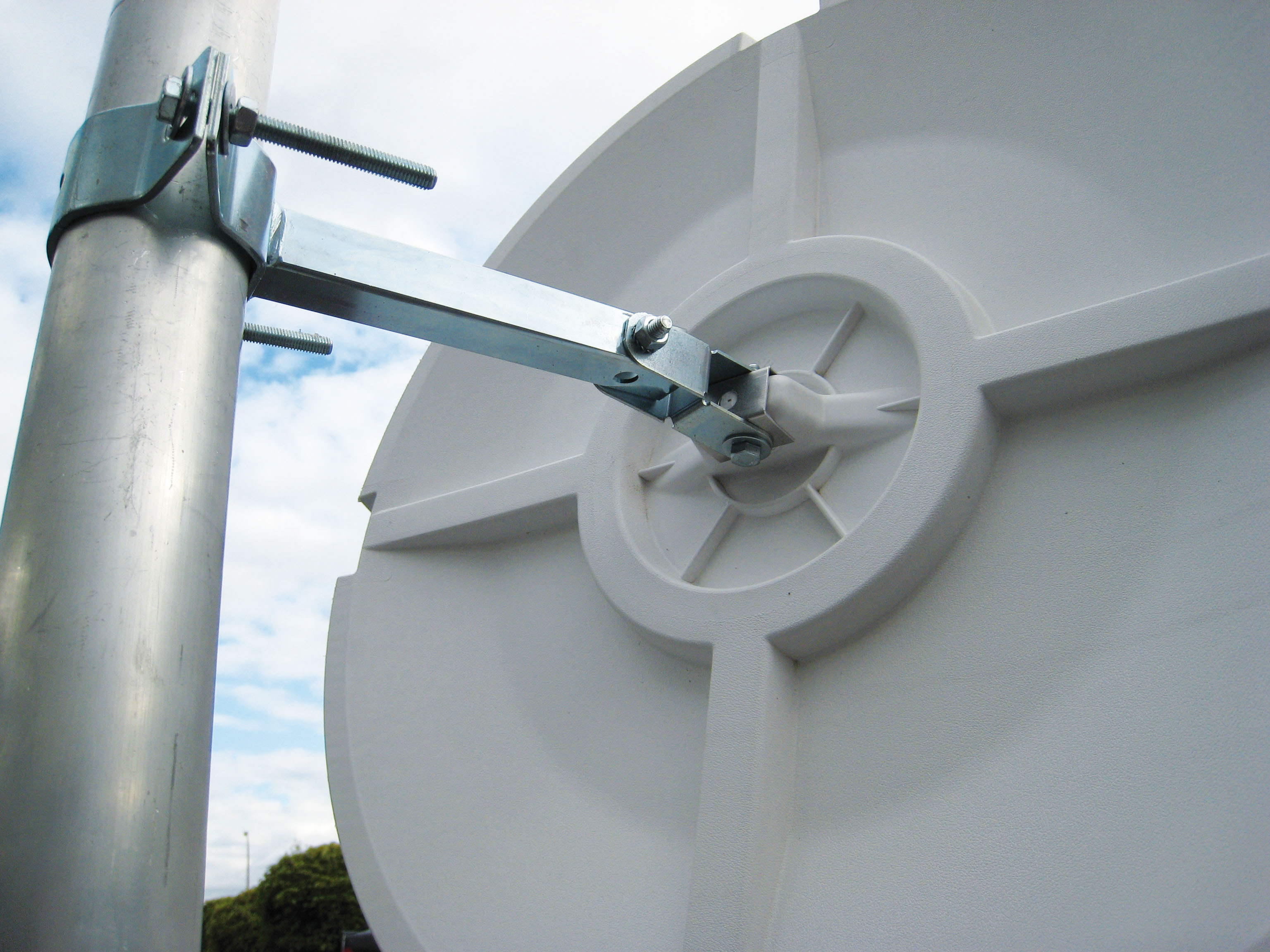 1150mm Diameter PMMA 1/8 Sphere Security and Surveillance Mirror