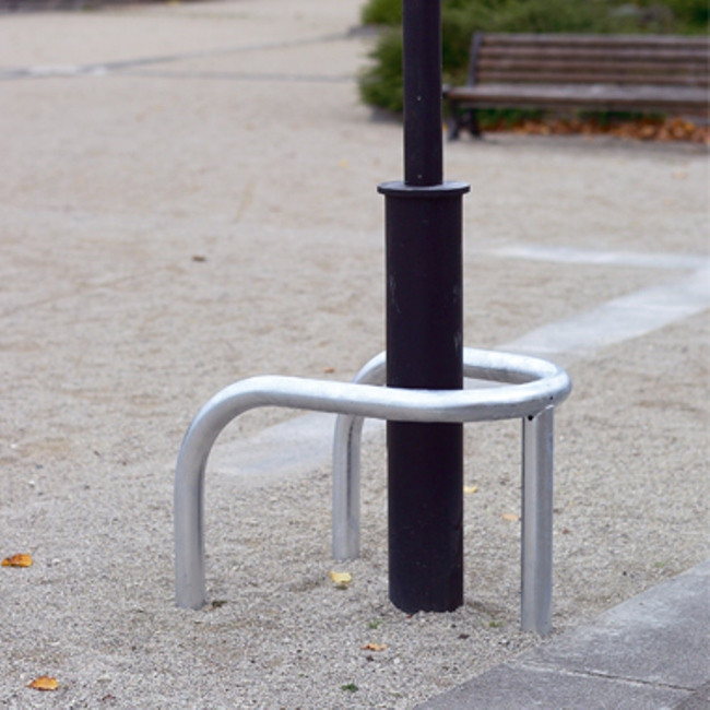 Ple Protector Galvanised Steel Pole Protector - Kingfisher Direct Ltd