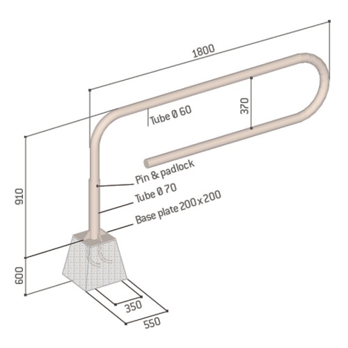 Lightweight Swivel Access Gate