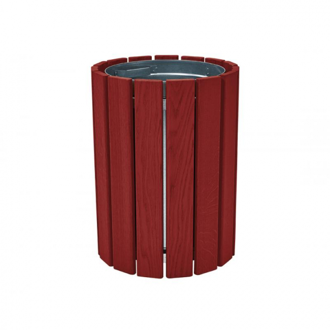 Cologne Timber Litter Bin - 60 Litre