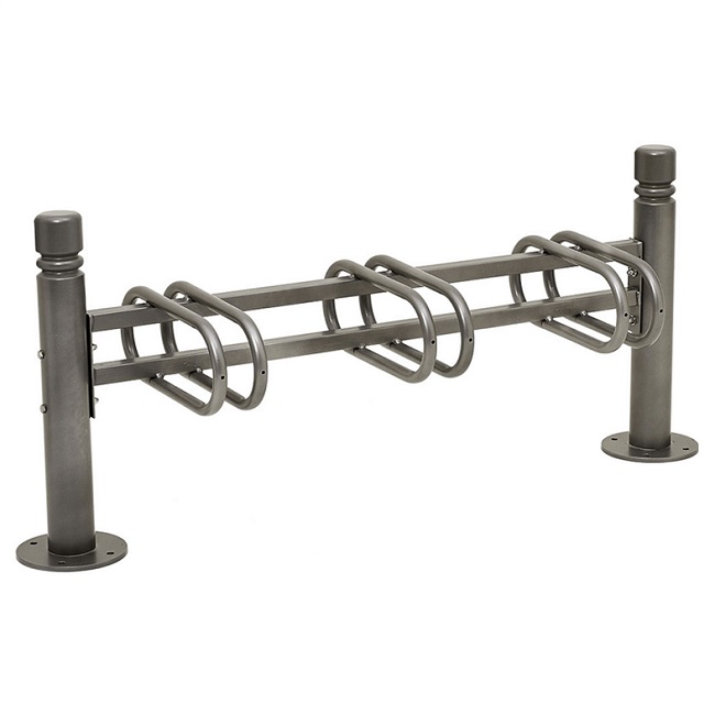 Modular Decorative 3 Space Cycle Rack - Kingfisher Direct Ltd