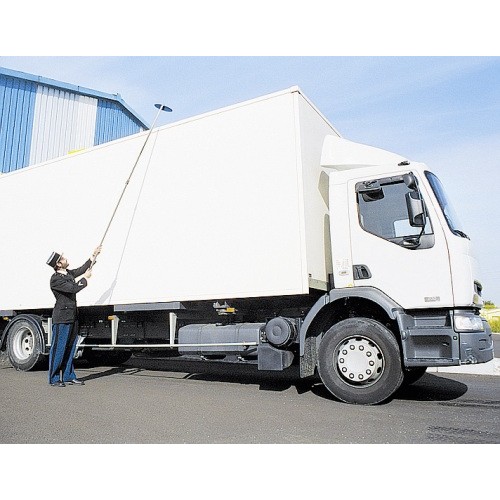 100mm Diameter Polymir Portable Inspection Mirror with 0.65 Metre Telescopic Pole