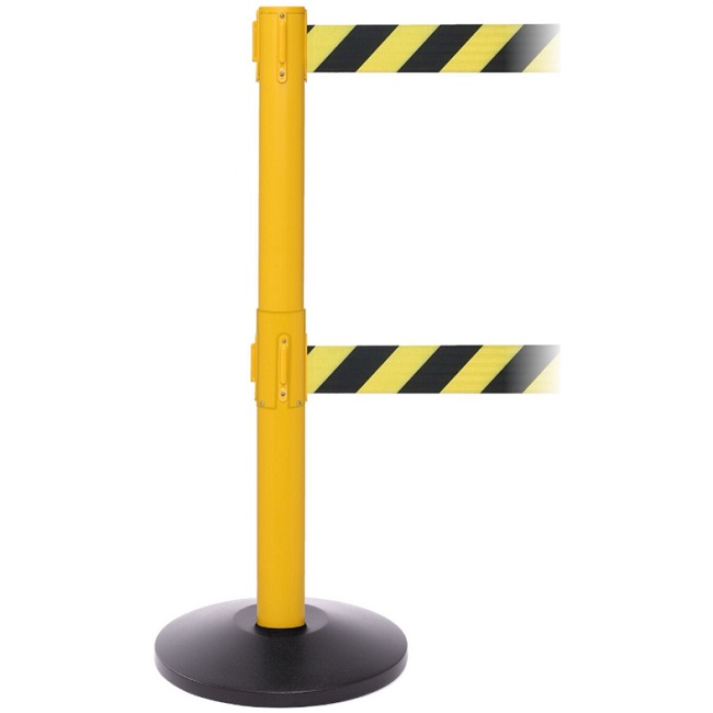 SafetyPro 250 Portable Twin Retractable Belt Barrier - 3.4m Belts