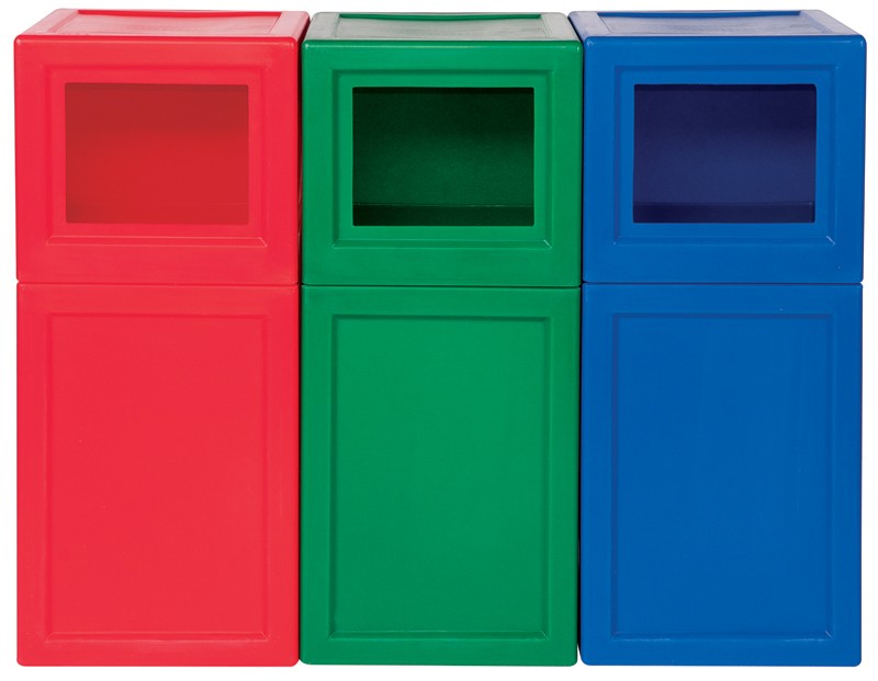 Square Litter Bin - 45 Litre
