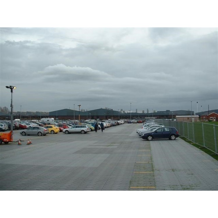 Supa-Trac PP Temporary Event Flooring - 966mm x 275mm x 27mm - 1.2kg