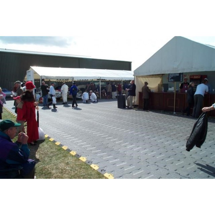 Supa-Trac PP Temporary Event Flooring - 966mm x 275mm x 27mm - 1.2kg