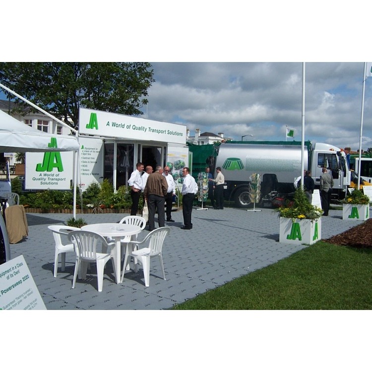 Supa-Trac PP Temporary Event Flooring - 966mm x 275mm x 27mm - 1.2kg