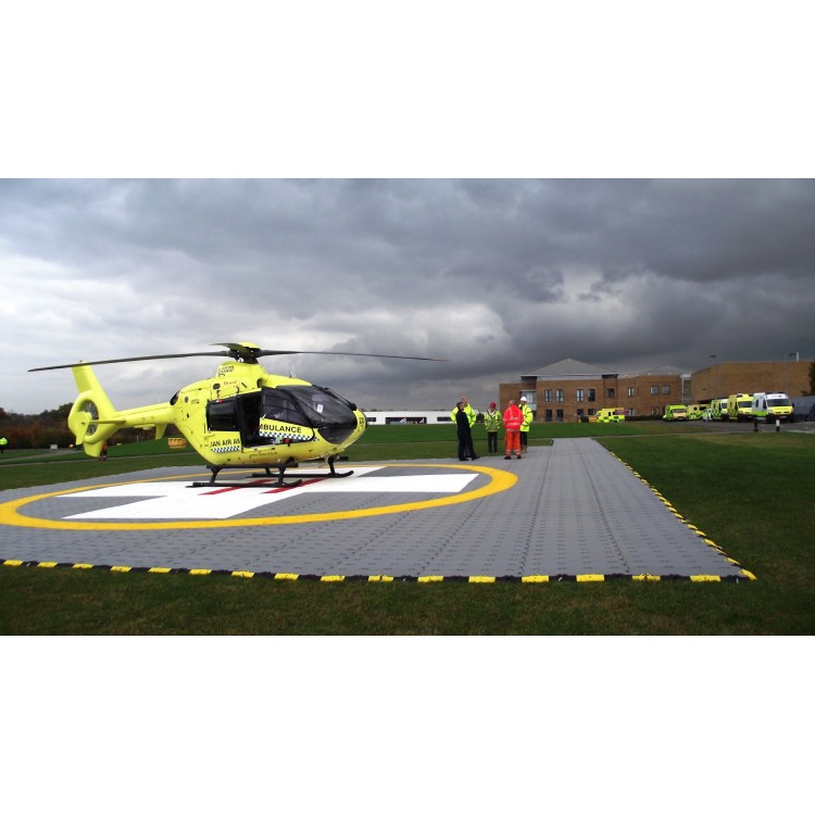 Supa-Trac PP Temporary Event Flooring - 966mm x 275mm x 27mm - 1.2kg