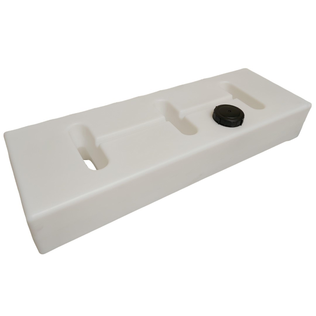 200 Litre Slimline Baffled Water Tank - Flat