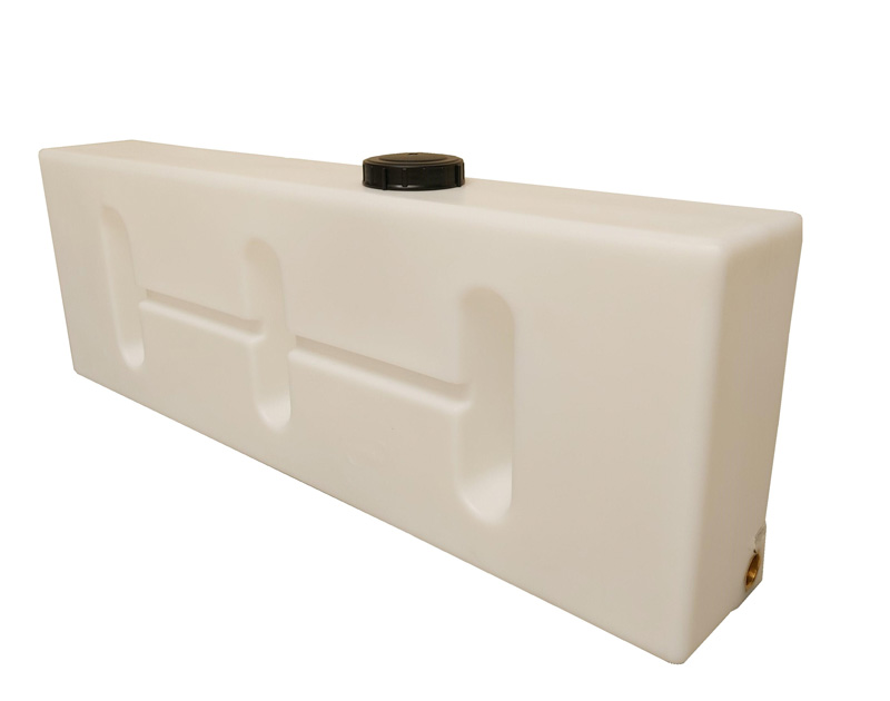 200 Litre Slimline Baffled Water Tank - Upright