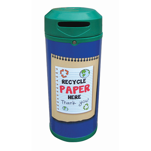 Continental Paper Recycling Bin - 52 Litre