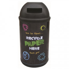 Classic Paper Recycling Bin - 90 Litre