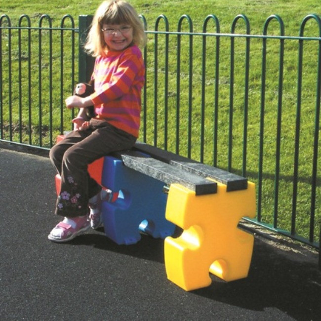 Jigsaw Bench - 3 Seater - lifestyle