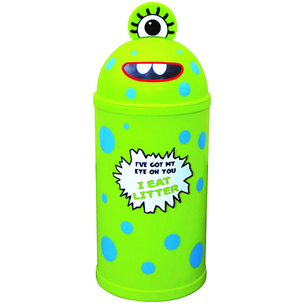 Set of 4 Monster Litter Bins