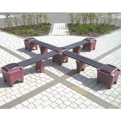 Modular Seating - Cross Shaped Bench