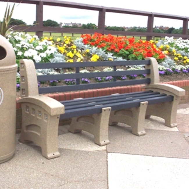 Premier Park Seat - 4 Seater - sandstone