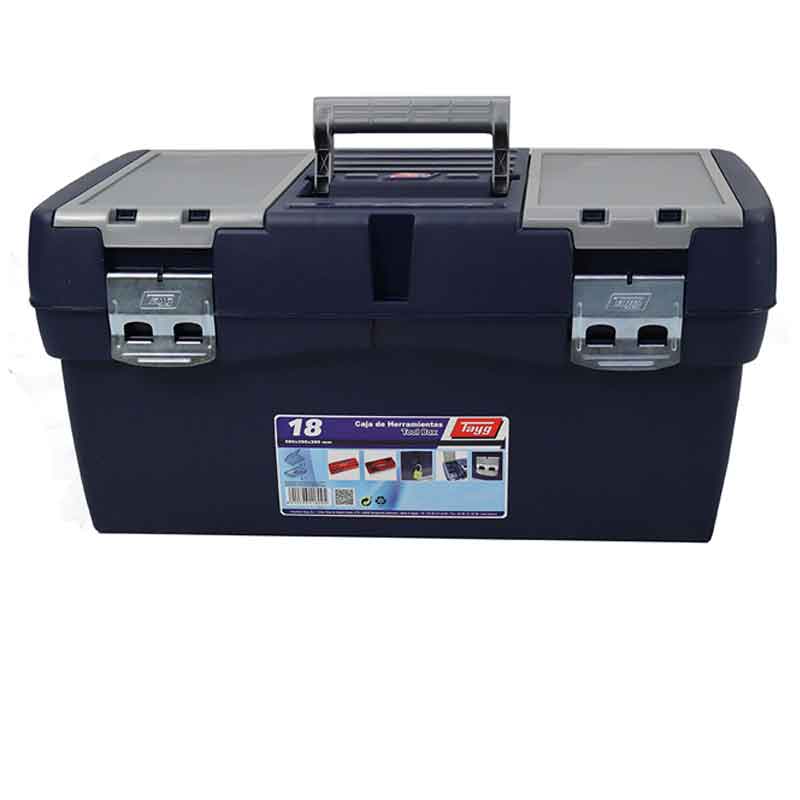 Tool Box with Internal Organiser & Tool Tray - 580 x 290 x 290mm