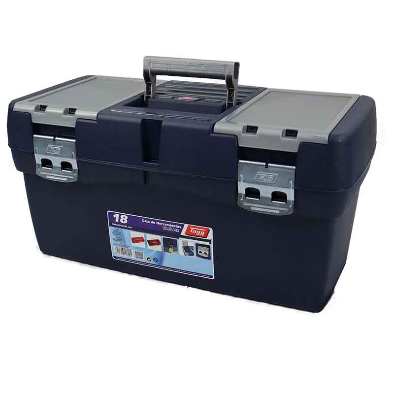 Tool Box with Internal Organiser & Tool Tray - 580 x 290 x 290mm