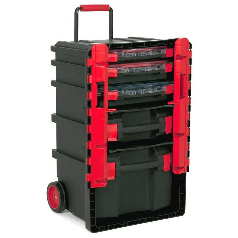 Tool trolly outlet on wheels