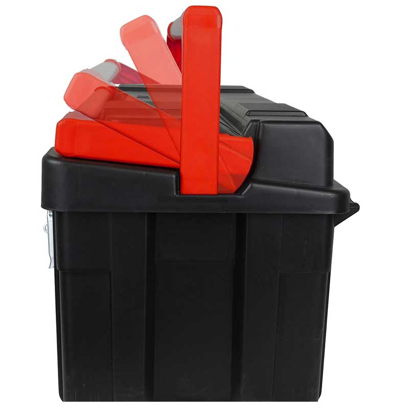 650-E Plastic Tool Box with Aluminum Handle - 650 x 300 x 295mm