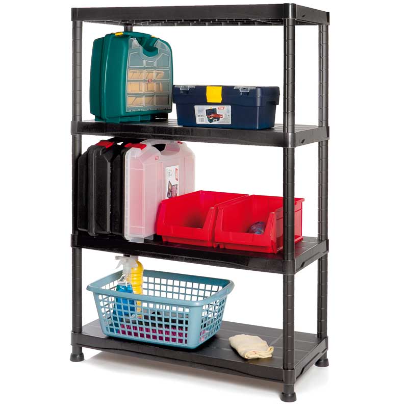 Heavy duty deals plastic shelving