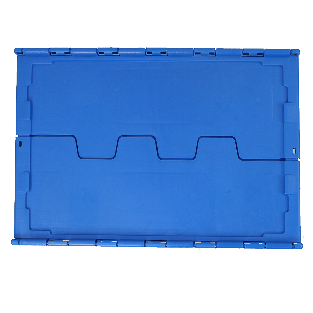 Heavy Duty Plastic Box Euro Stackable Container With Lid - 58 Litres