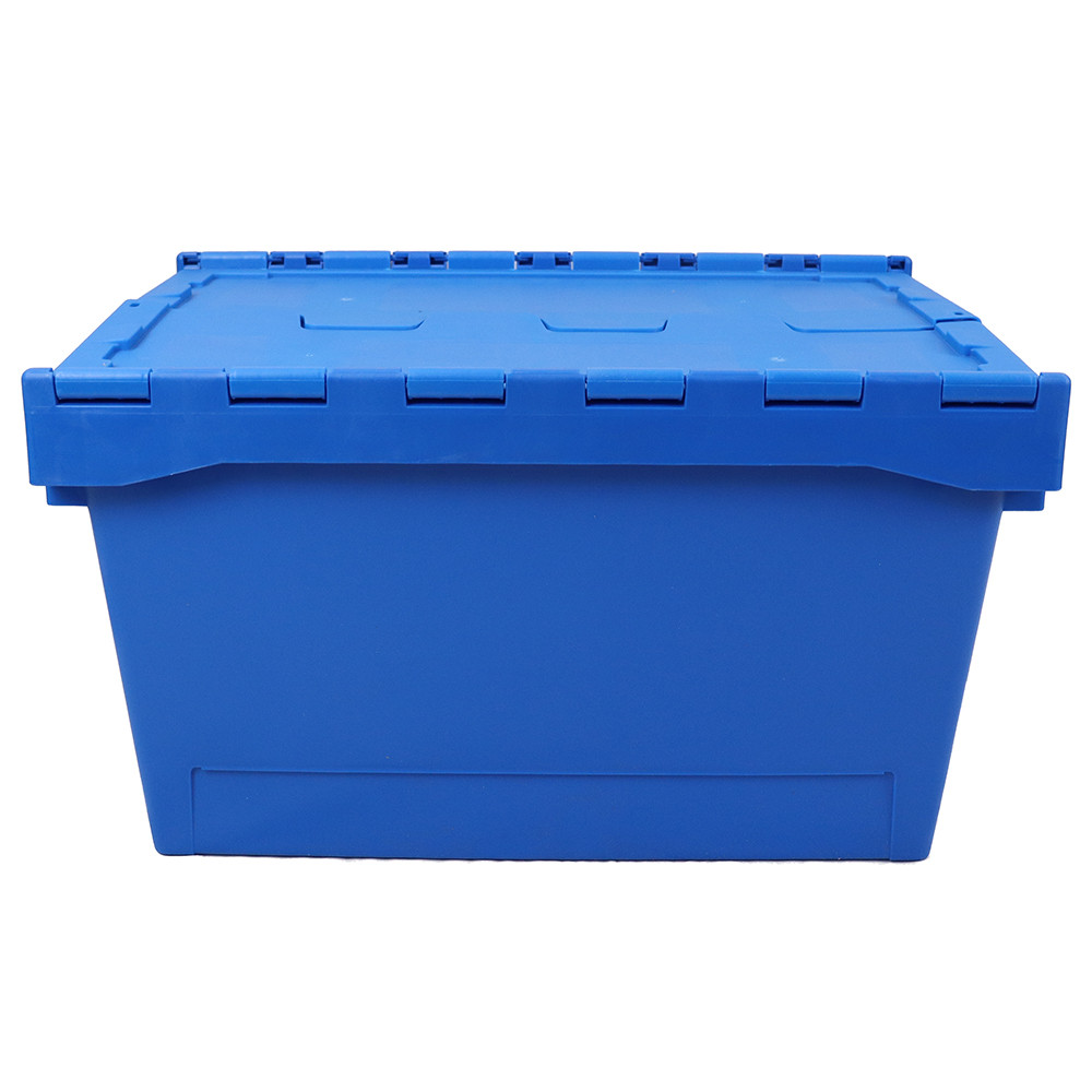 Heavy Duty Plastic Box Euro Stackable Container With Lid - 58 Litres