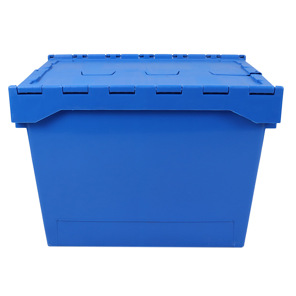 Heavy Duty Plastic Box Euro Stackable Container With Lid - 75 Litres