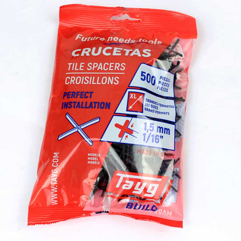 Floor & Wall Cross Tile Spacer - 1.5mm - Pack of 500