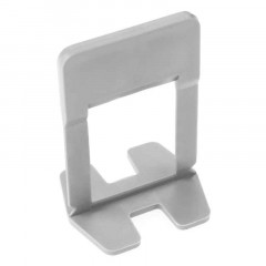 Floor & Wall Tile Levelling High Base Clip - 1mm Joint - Pack of 100