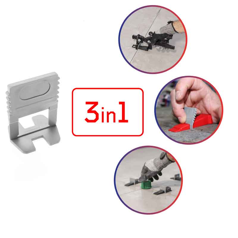 Professional Tile 1.5mm Levelling System Kit with Metal Pliers