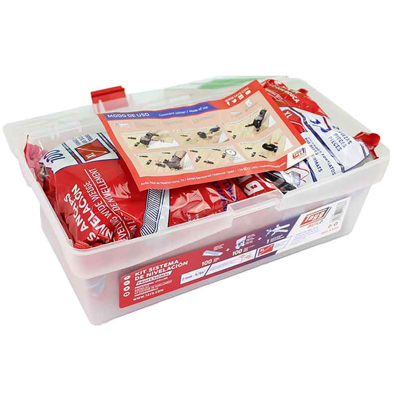 Professional Tile 2mm Levelling System Kit with Metal Pliers