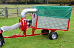 Large Capacity Trailed Leaf Collector