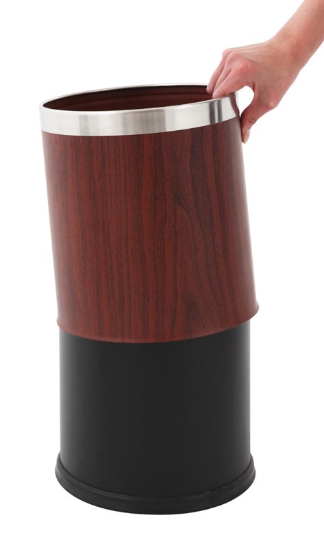 Steel Open Top Concealed Liner Waste Bin - 10 Litre