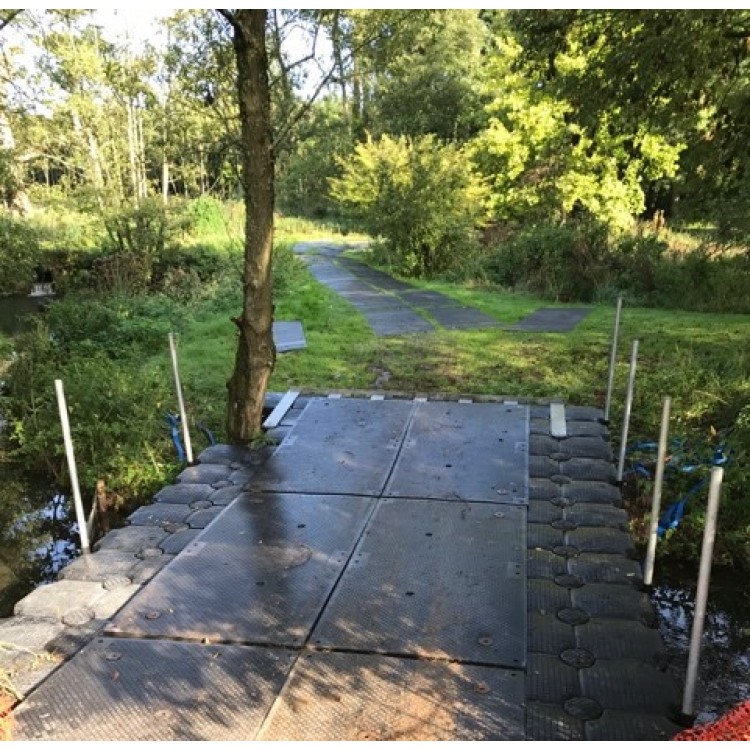 EuroTrak HD Heavy Duty Access Mats 2400mm x 1200mm x 15mm - 44kg