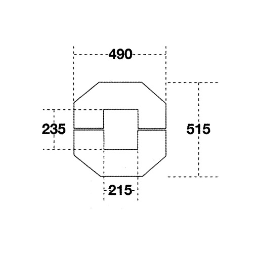Universal Beam Protector - 515 x 450 x 945mm
