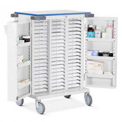 Double Door Unit Dosage Trolley - Medinoxx System Compatible - 60 Trays