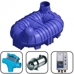 Direct Pressure Underground Rainwater Harvesting System - 8400 Litres 